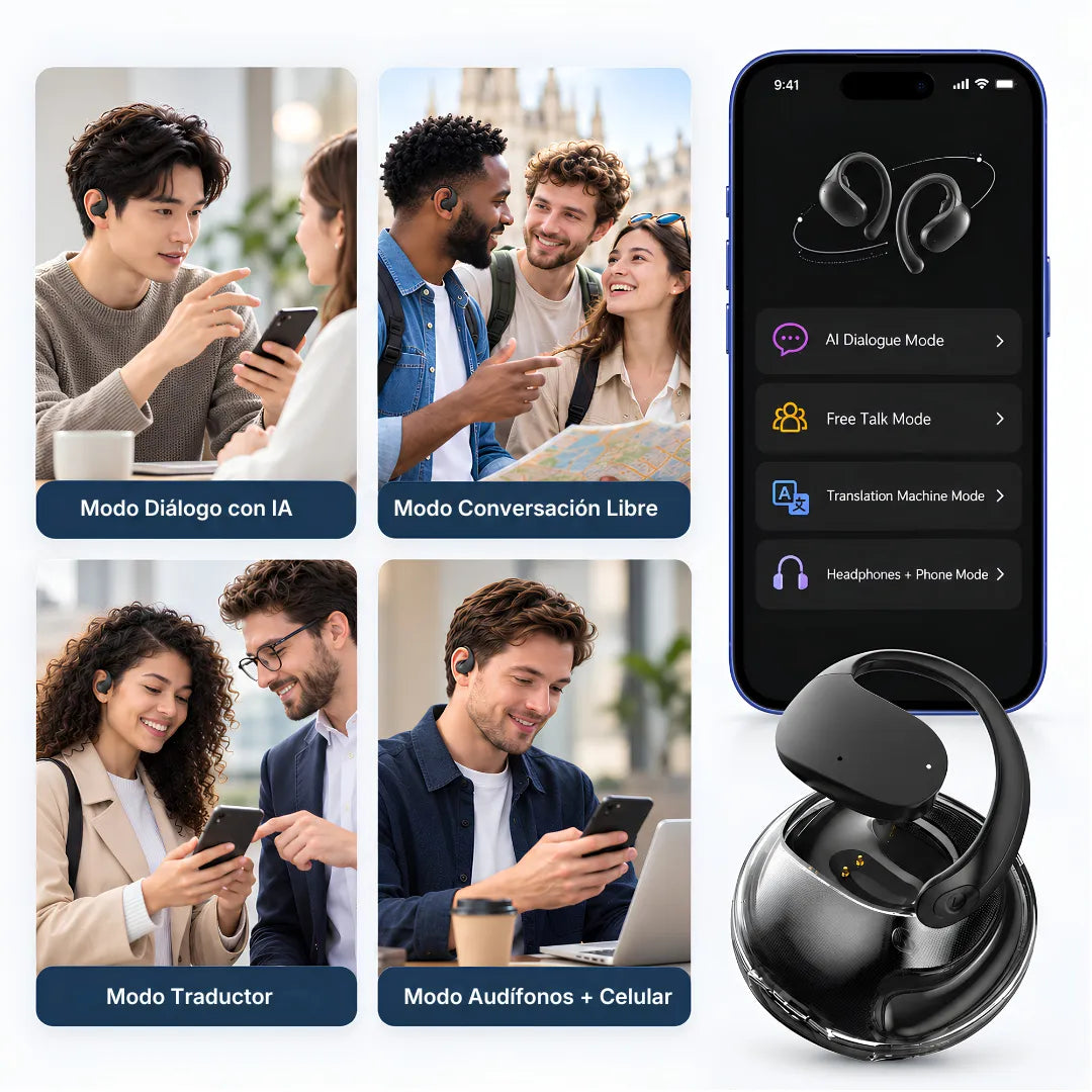 MINISO X15 Pro AI Translator Earbuds AI Translation & Open-Ear Comfort