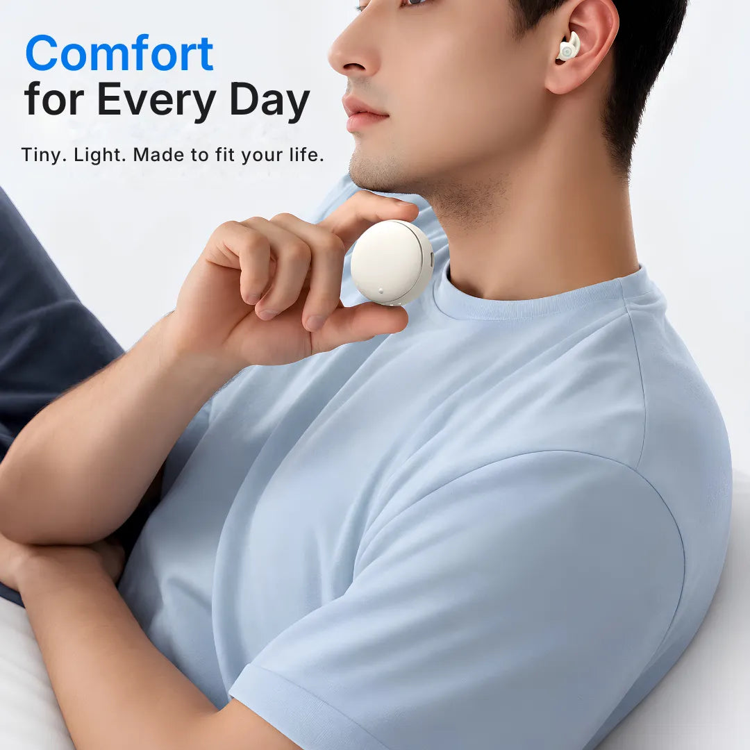Cute 50 Sleep Earbuds Ultra-Light Comfort & Bluetooth 5.3