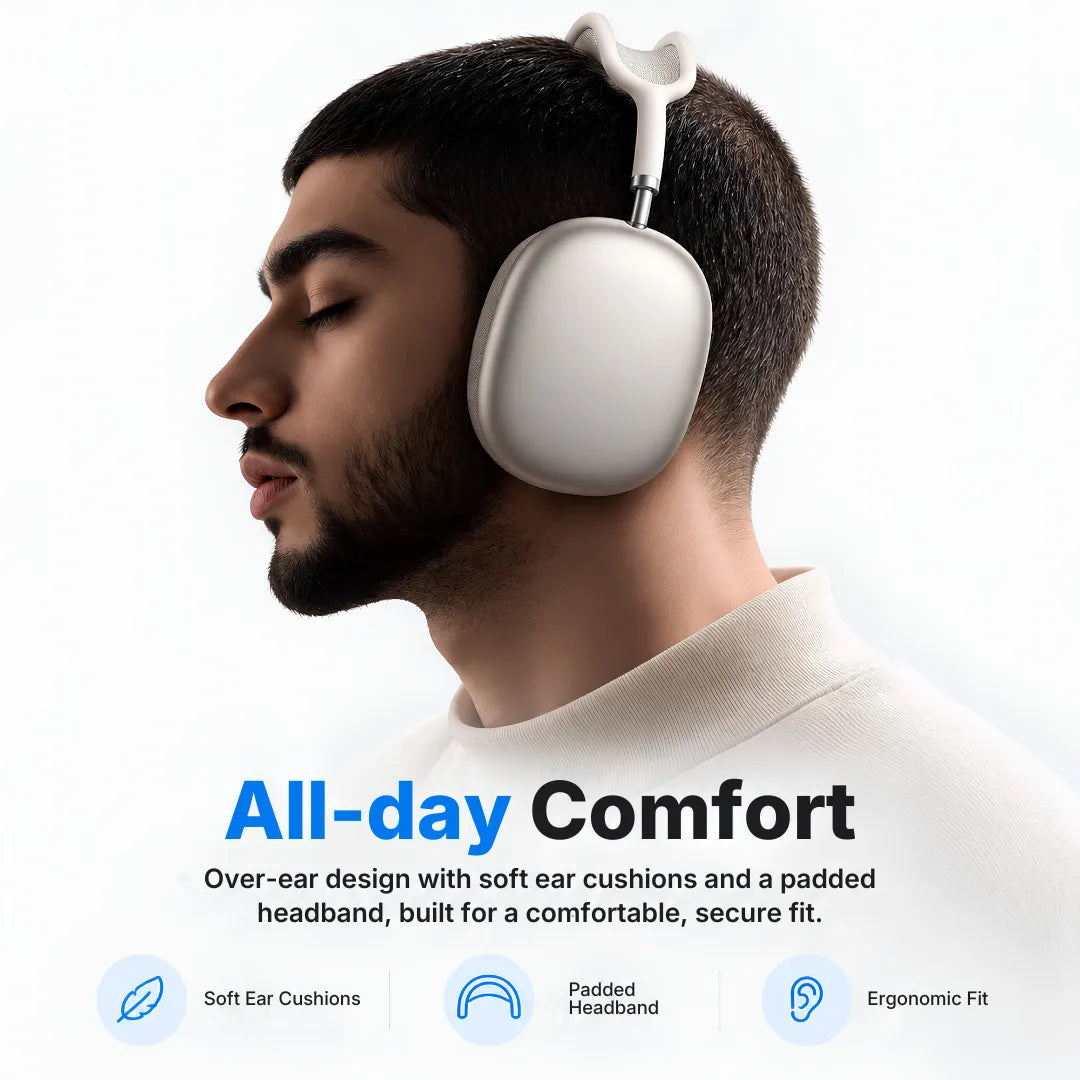 HOCO W65 Plus Wireless Headphones with ANC & 45-Hour Battery