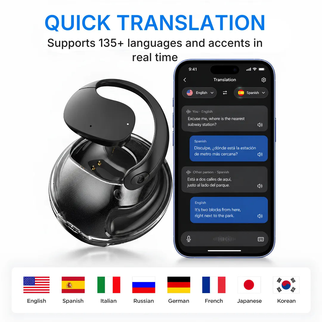 MINISO X15 Pro AI Translator Earbuds AI Translation & Open-Ear Comfort