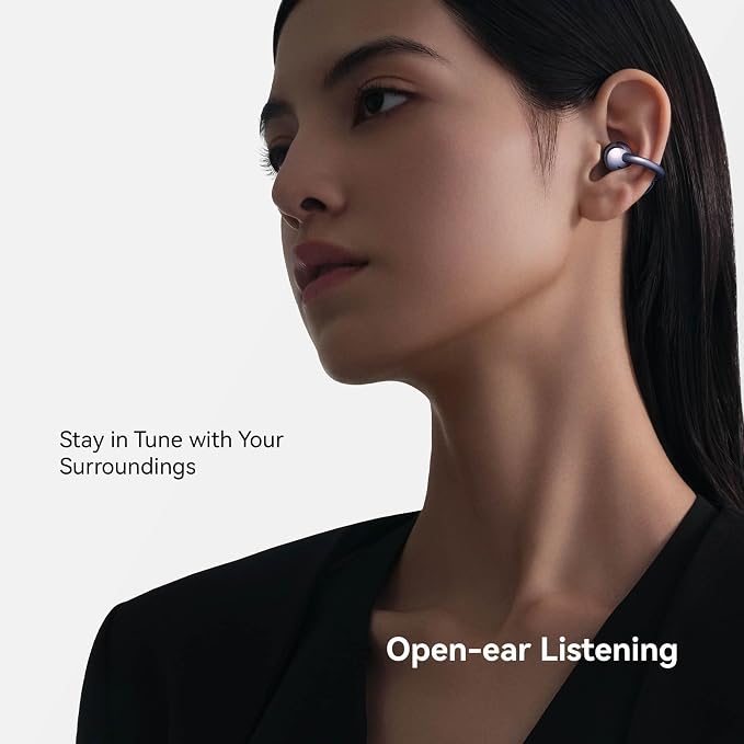 Auriculares inalámbricos de oído abierto FreeClip con diseño en forma de C y 36 horas de duración de batería